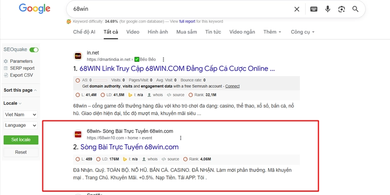Đăng Ký 68WIN – Tạo Tài Khoản Nhanh, Vào Chơi Max Dễ 8 Truy cập đường link 68win chính thức trên google